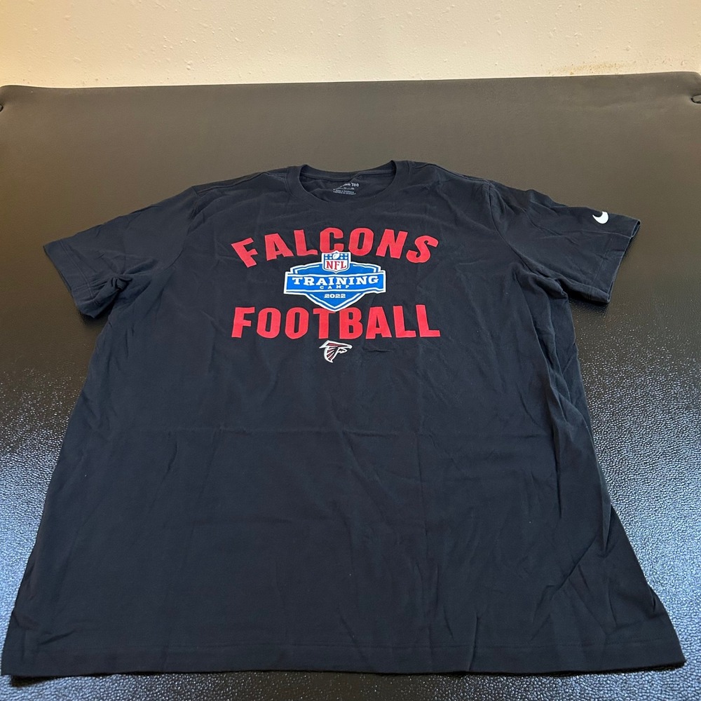 Nike Atlanta Falcons NFL Training Football‎ Tee Shirt Black Mens Extra Large XL